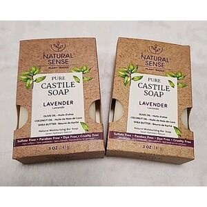 Natural Sense Pure Castile Soap Lavender W/Olive Oil Coconut Oil & Shea Butter-2
